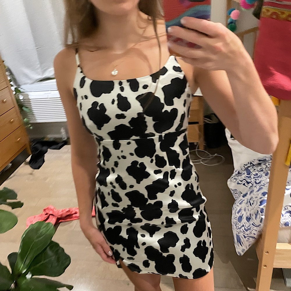 Wild fable cow print dress